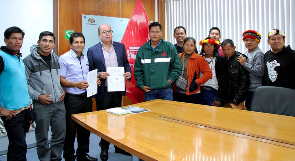 PETROPERÚ Y COMUNIDAD CHAPIS LOGRAN ACUERDOS QUE PERMITIRÁN REANUDAR