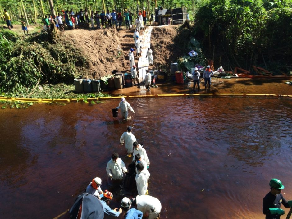 COMUNICADO DAÑO DE TERCEROS CAUSÓ FUGA DE CRUDO EN KM. 364 DEL OLEODUCTO NORPERUANO
