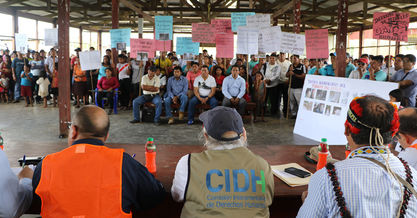 MIEMBROS DE LA CIDH VISITARON ZONAS DE INFLUENCIA DEL OLEODUCTO NOR PERUANO