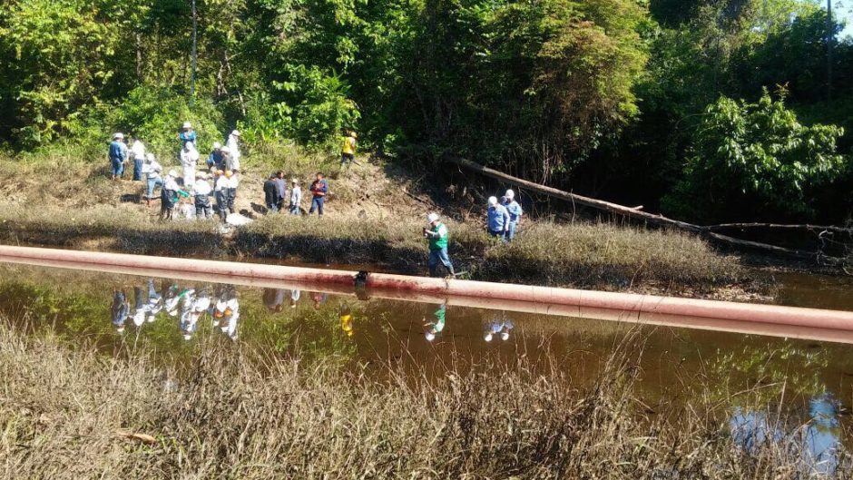 AUTORIDADES INSPECCIONARON INCIDENTE EN EL KM 58 DEL ONP