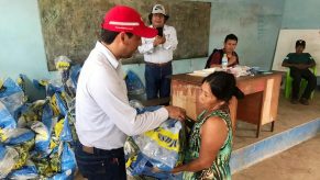 Petroperú entregó víveres y agua a familias de Manseriche