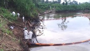 Petroperú inicia labores de limpieza en km 390 del Oleoducto Norperuano