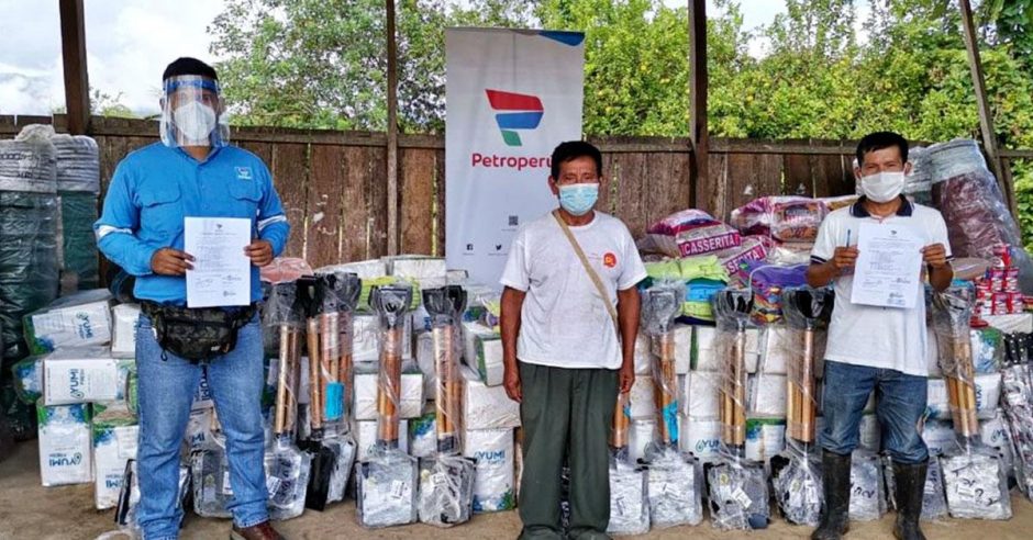 Comunidad nativa afectada por huaicos e inundaciones recibe ayuda solidaria de PETROPERÚ