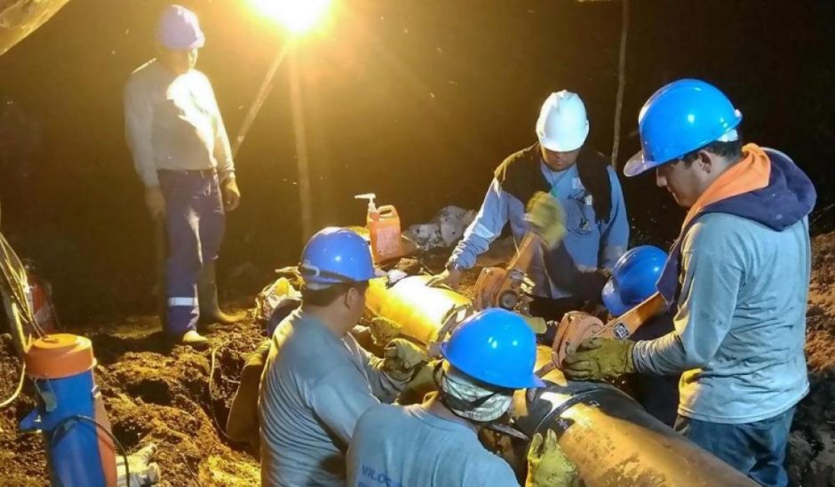 Petroperú obtiene garantías para realizar las labores de izaje de la tubería en el km 237 del Oleoducto Ramal Norte