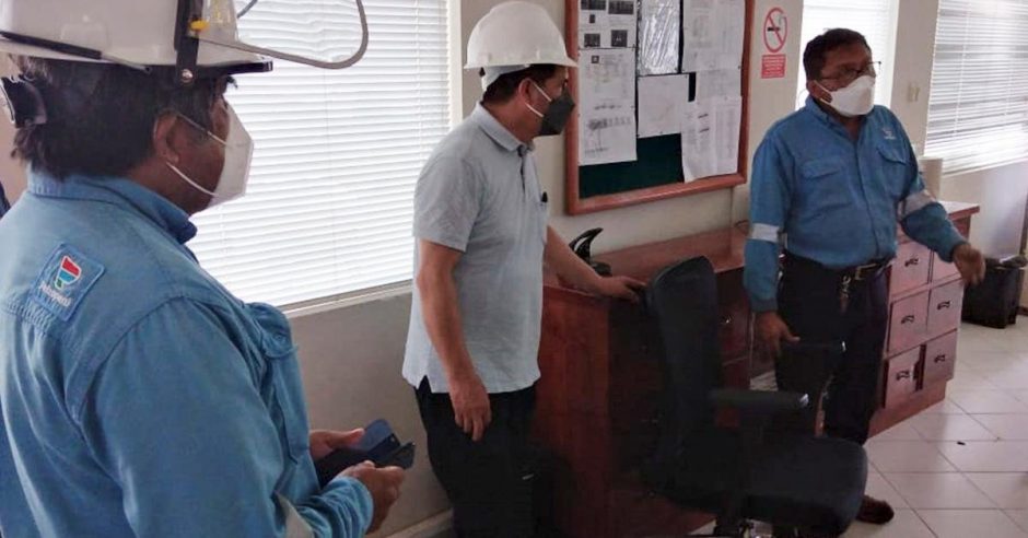 Presidente Castillo visitó Estación 7 del ONP luego de inspeccionar zonas afectadas por el sismo